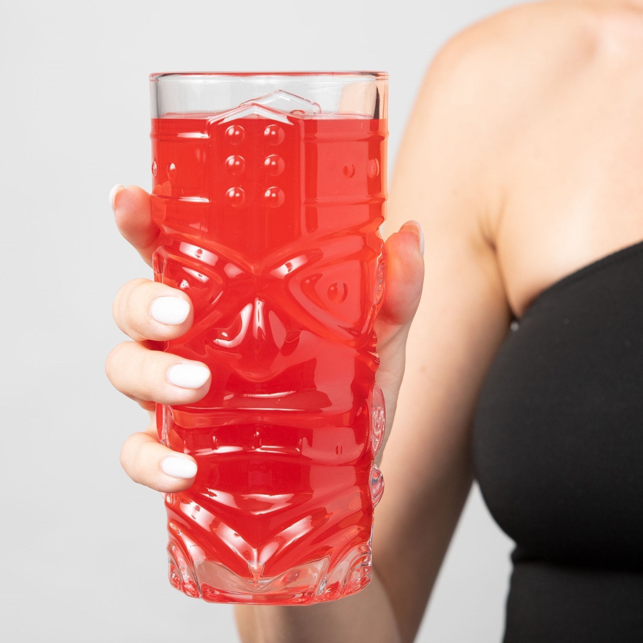 Clear Tiki Glasses, Set of 4 or 6 - 450 ML - POPvault