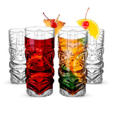 Clear Tiki Glasses, Set of 4 or 6 - 450 ML - POPvault