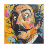 Colorful Pop Art Canvas Print - Salvador Interpretation Unique Wall Decor - POPvault