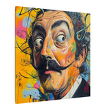 Colorful Pop Art Canvas Print - Salvador Interpretation Unique Wall Decor - POPvault