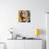 Colorful Pop Art Canvas Print - Salvador Interpretation Unique Wall Decor - POPvault