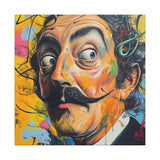 Colorful Pop Art Canvas Print - Salvador Interpretation Unique Wall Decor - POPvault