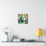 Colorful Pop Art Canvas Print - Watching Over Us Unique Wall Decor - POPvault