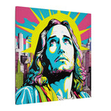 Colorful Pop Art Canvas Print - Watching Over Us Unique Wall Decor - POPvault