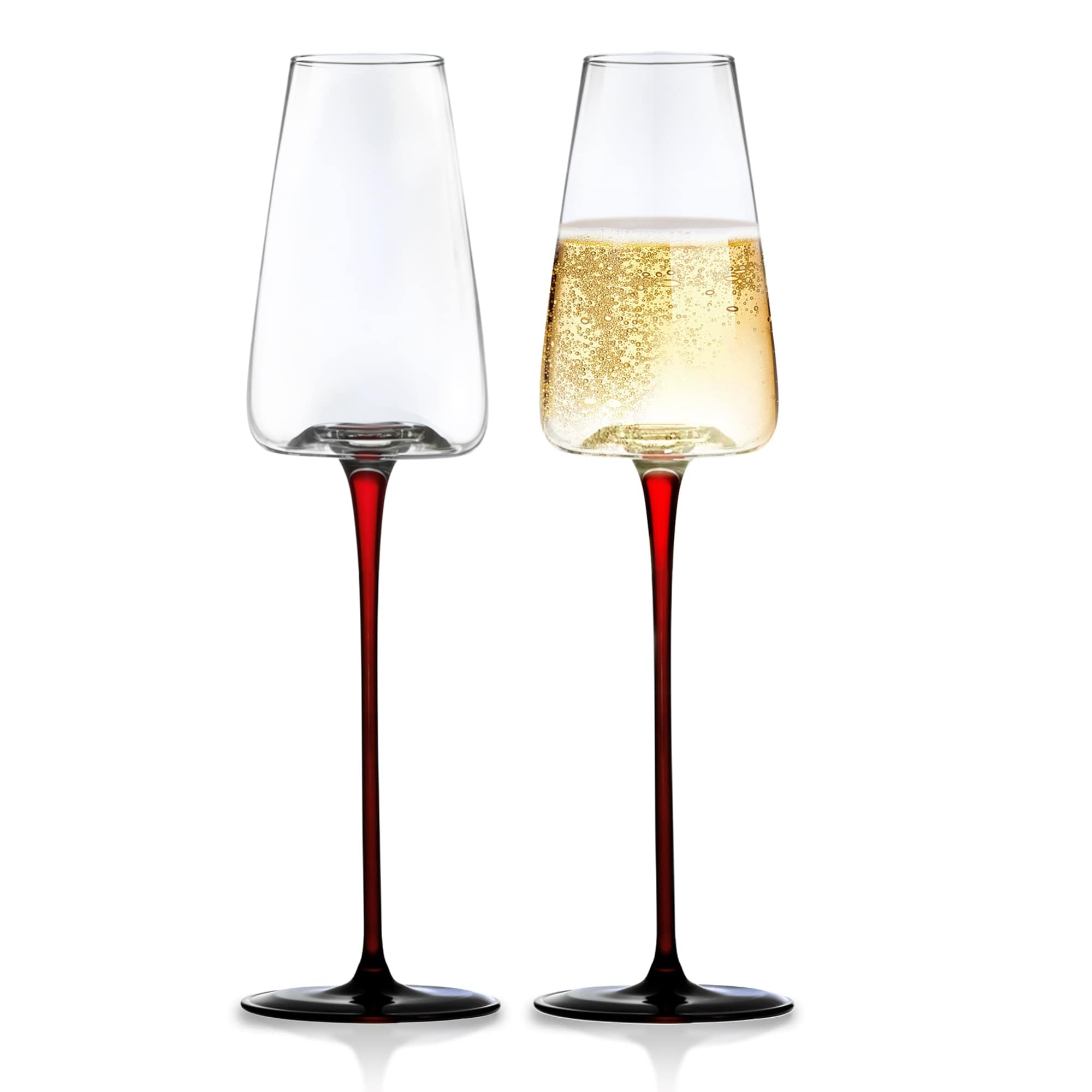 Concave Champagne Glasses - 9oz - POPvault