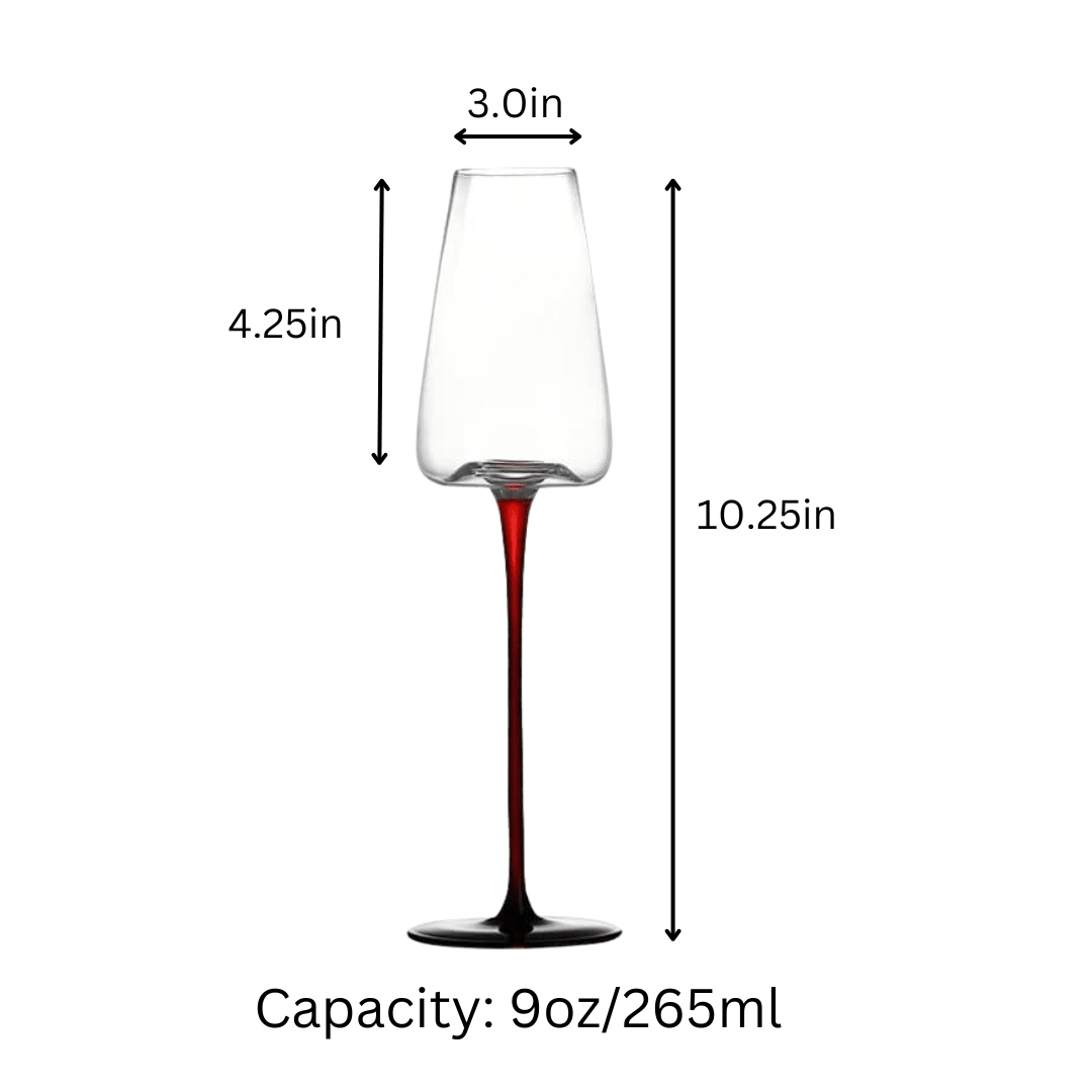 Concave Champagne Glasses - 9oz - POPvault