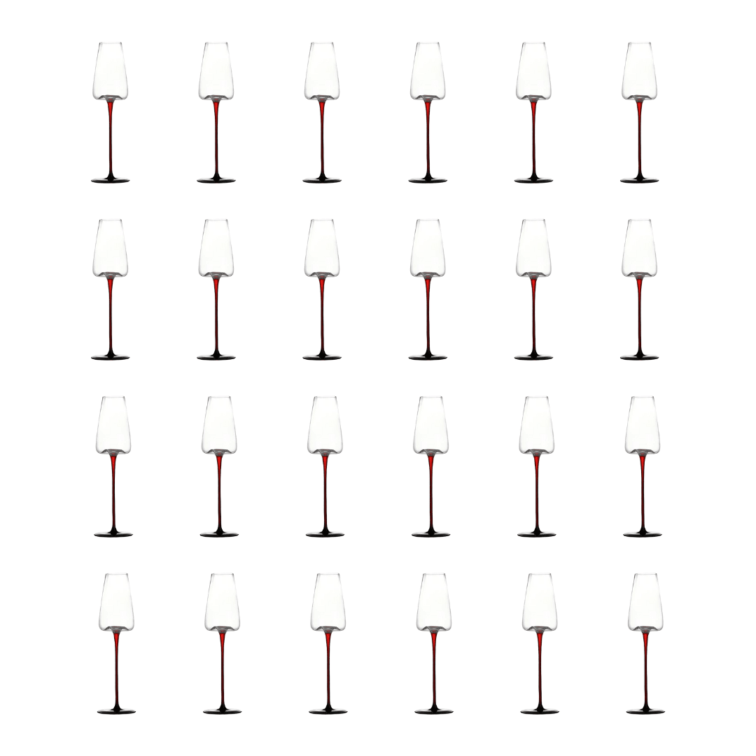 Concave Champagne Glasses - 9oz - POPvault