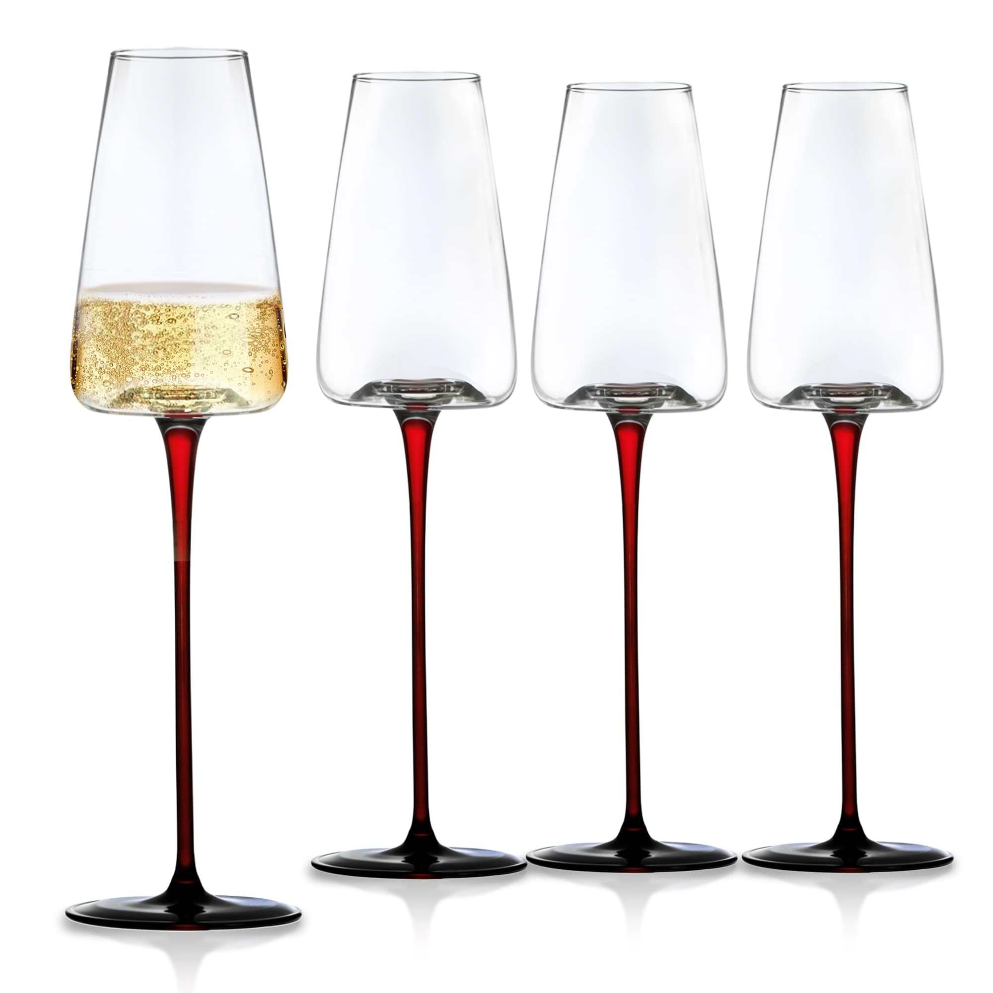 Concave Champagne Glasses - 9oz - POPvault