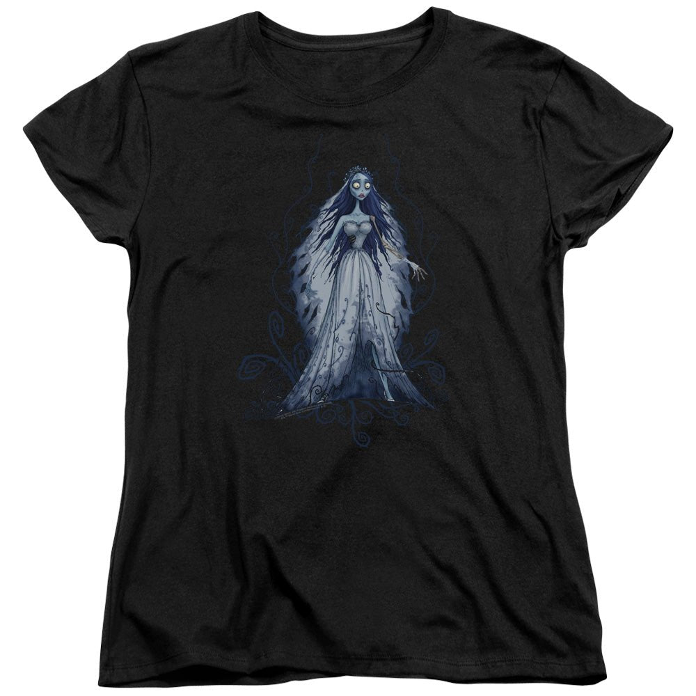 Corpse Bride Vines Womens T Shirt Black Officially Licensed - POPvault