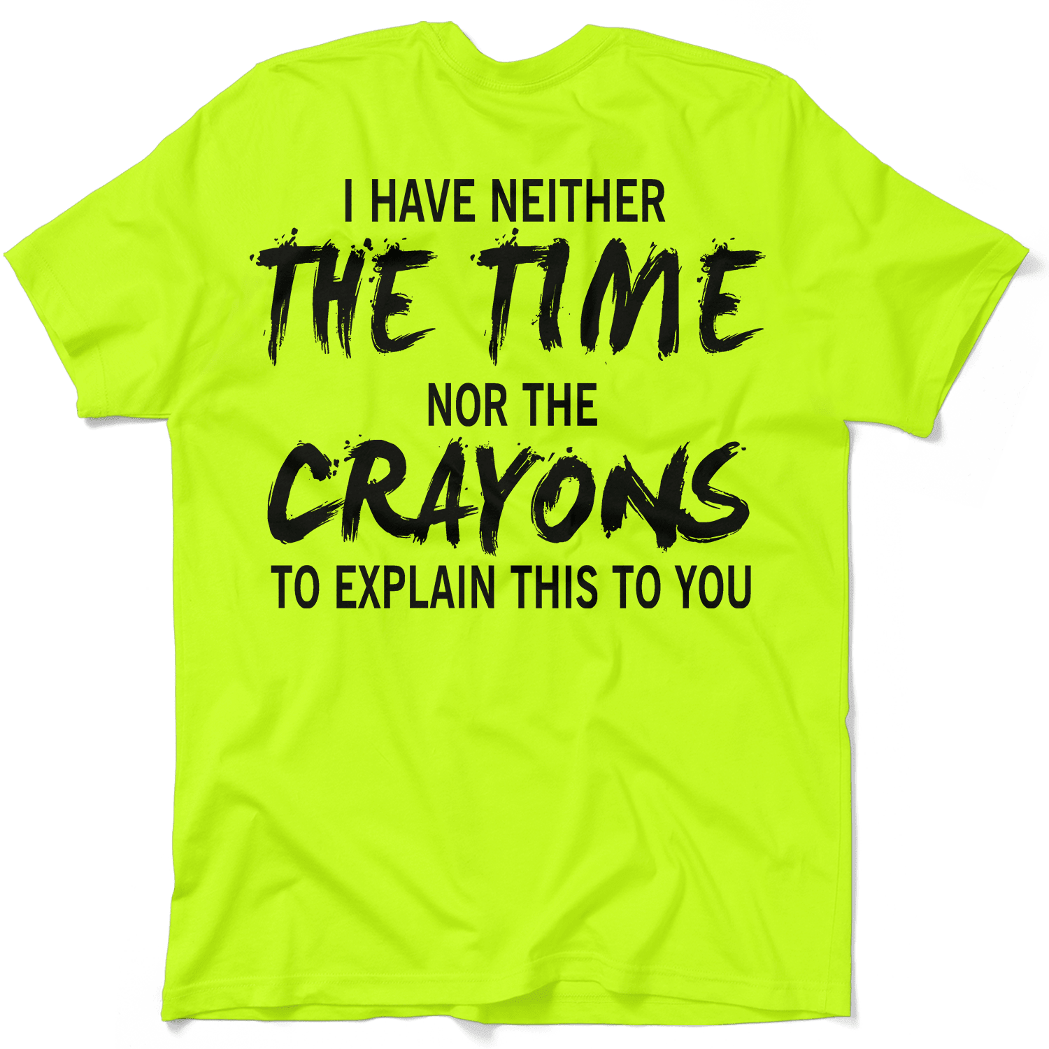 Crayons - Safety Yellow T-Shirt - POPvault