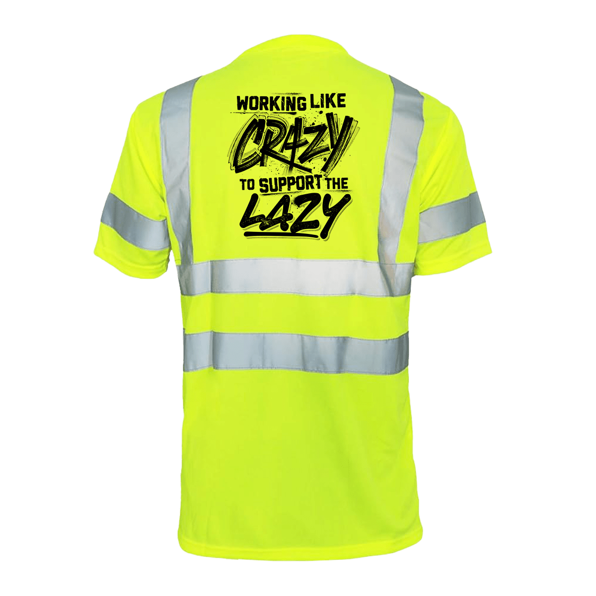 Crazy - Reflective Safety T-Shirt - POPvault