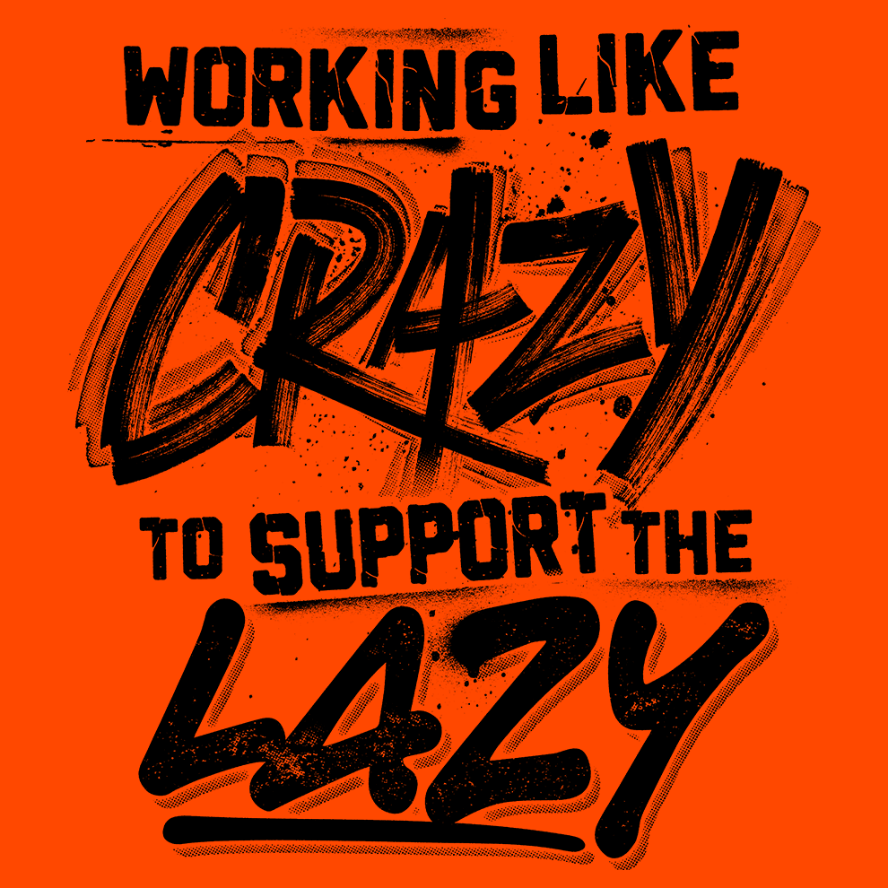 Crazy - Safety Yellow T-Shirt - POPvault