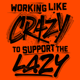 Crazy - Safety Yellow T-Shirt - POPvault