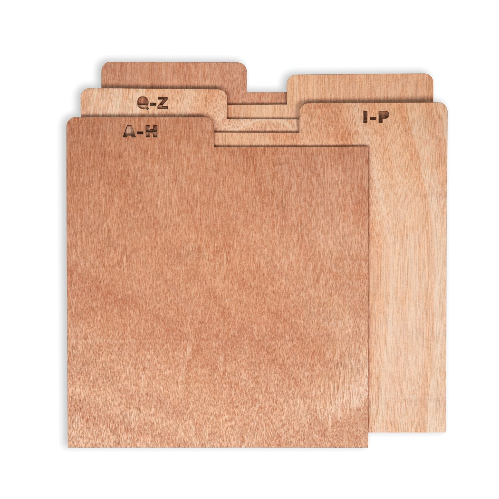 Crosley A - Z Wood Crate Dividers - Natural - POPvault