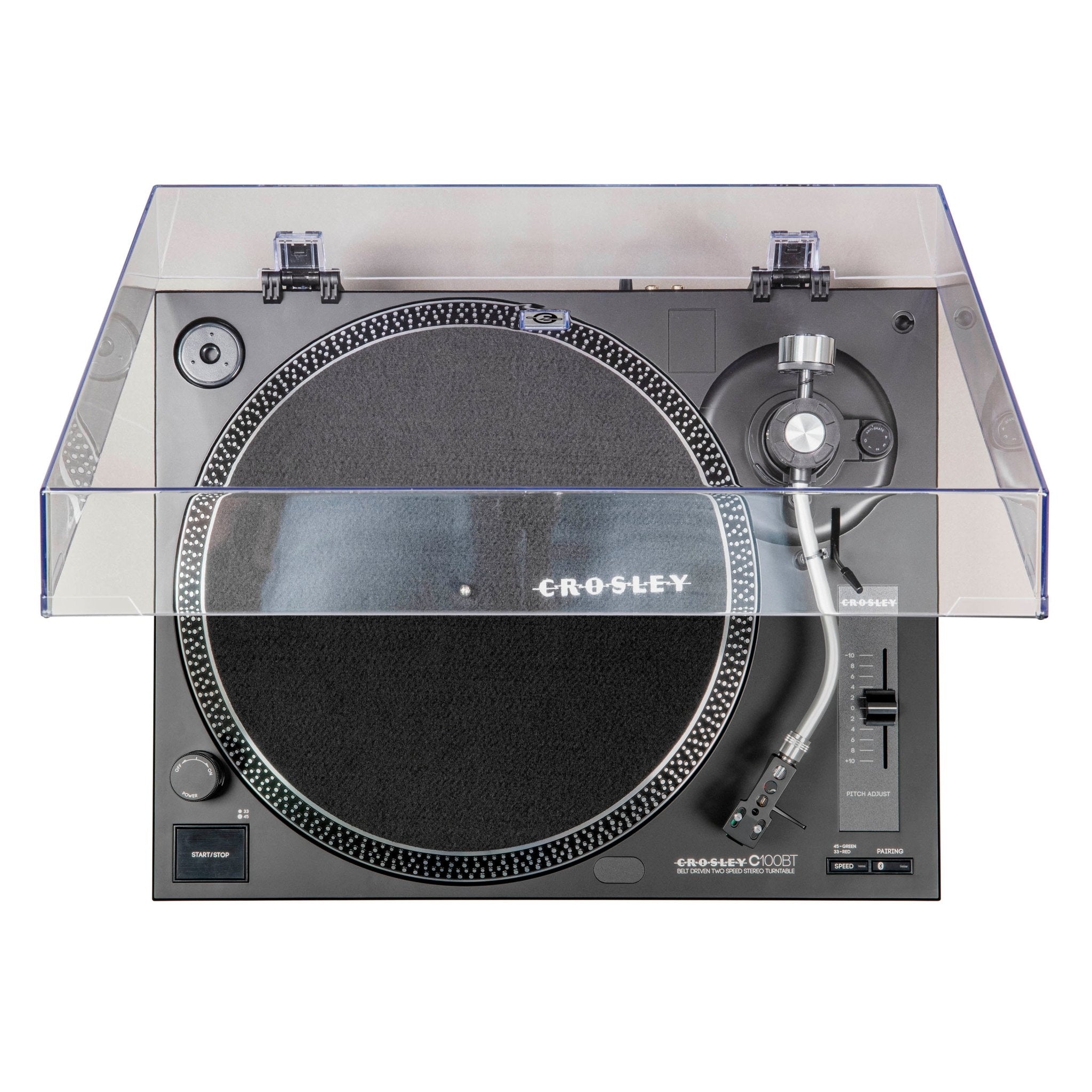 Crosley C100BT Bluetooth Turntable - Black - POPvault