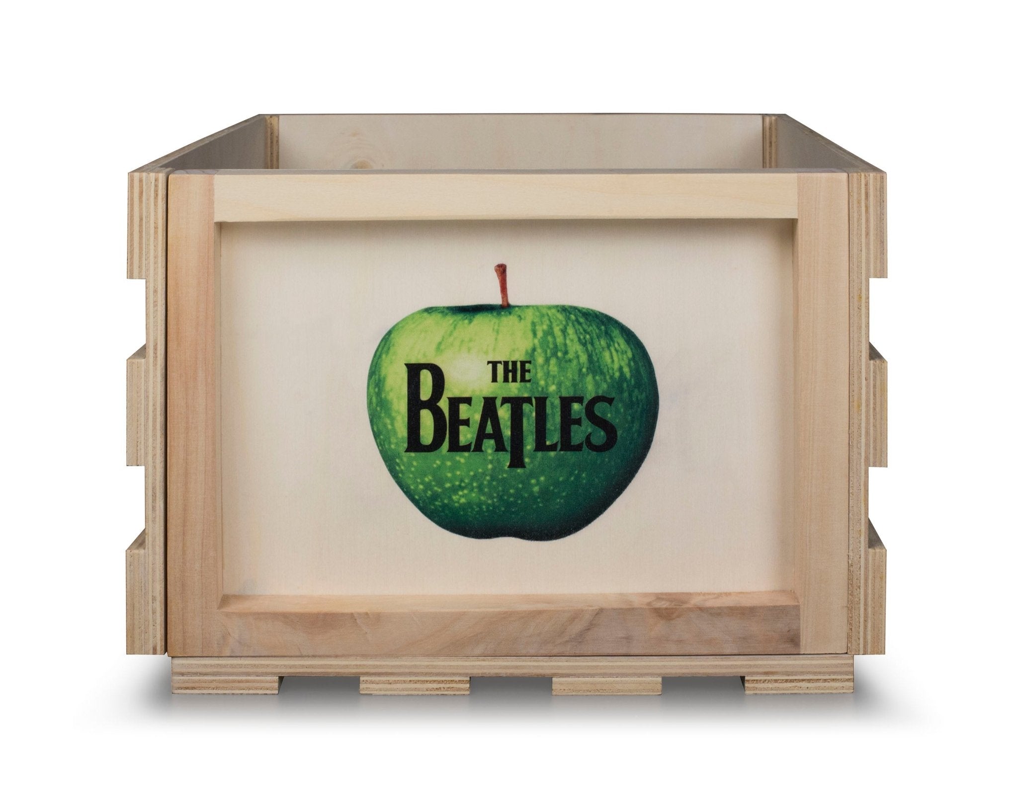 Crosley Record Storage Crate - THE BEATLES Apple Label - POPvault