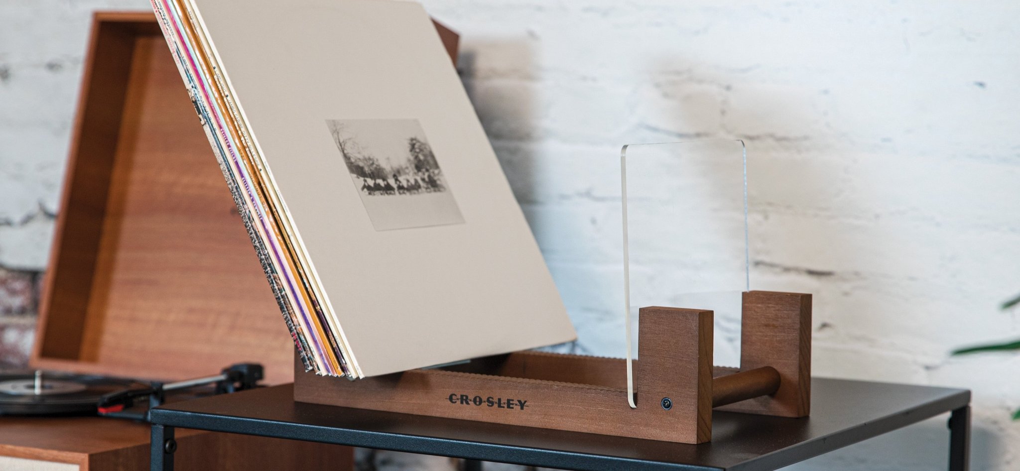 Crosley Record Storage Display Stand - Natural - POPvault