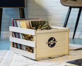 Crosley Tool - less Assembly Record Storage Crate - Natural - POPvault