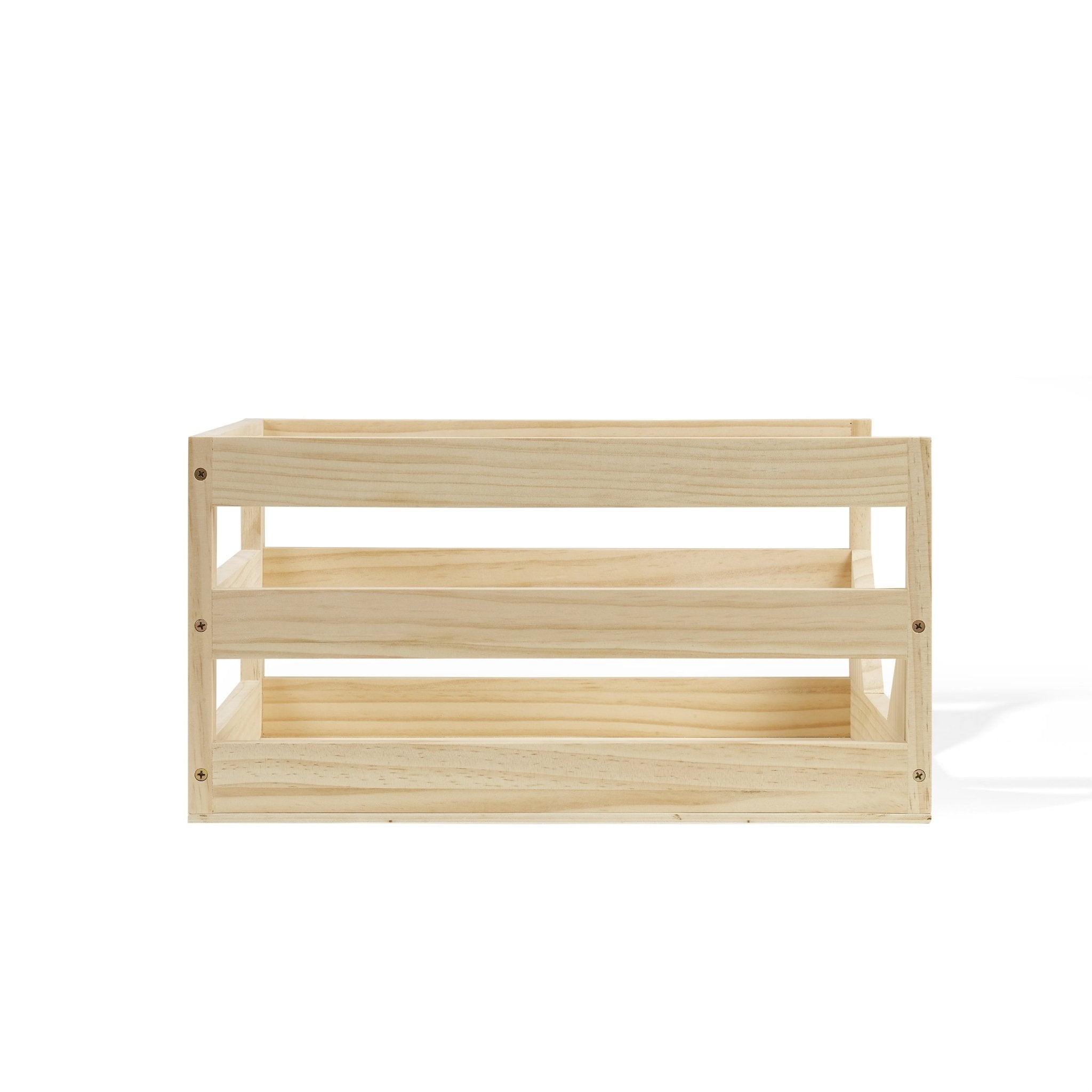 Crosley Vinyl Record Storage Crate - Natural - POPvault