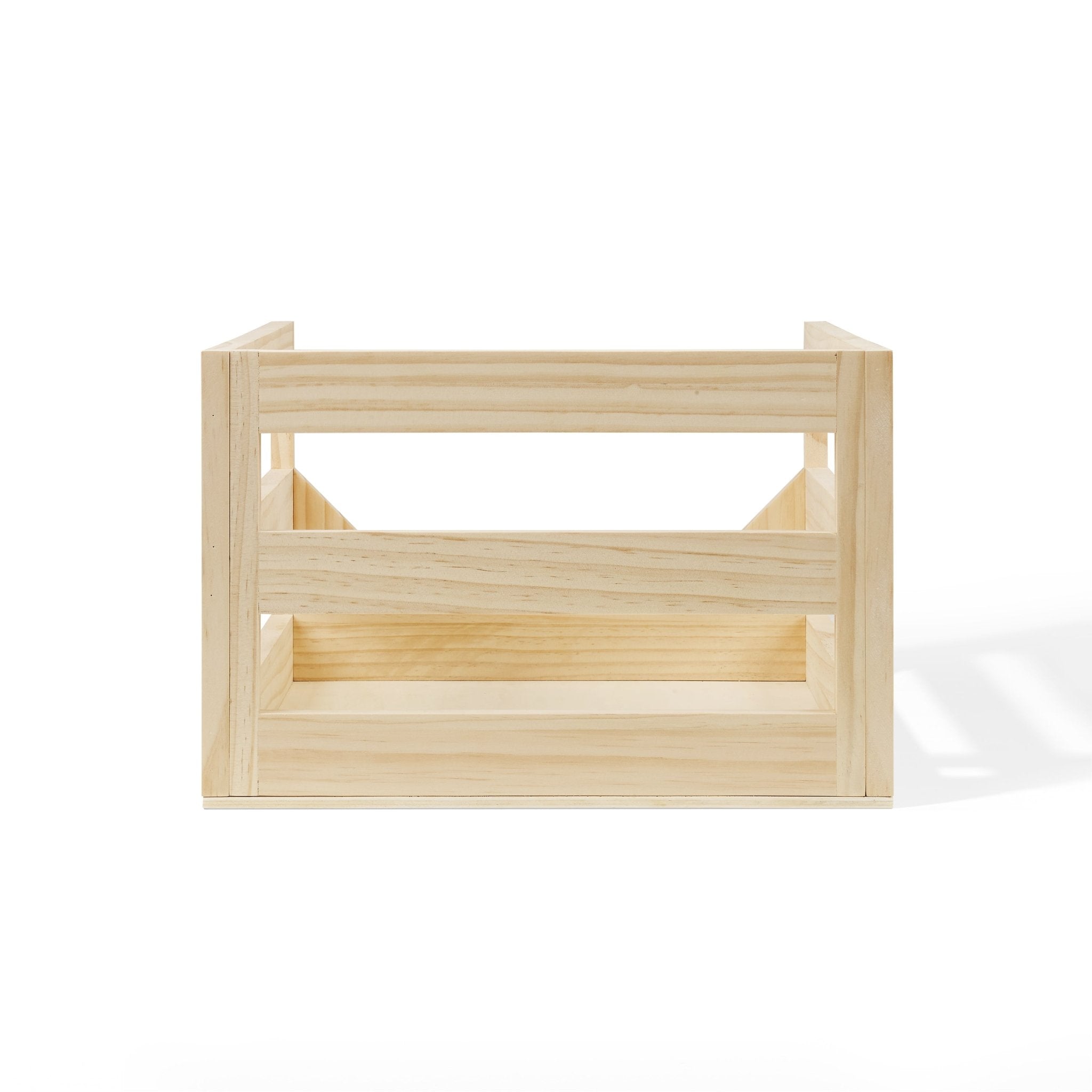 Crosley Vinyl Record Storage Crate - Natural - POPvault