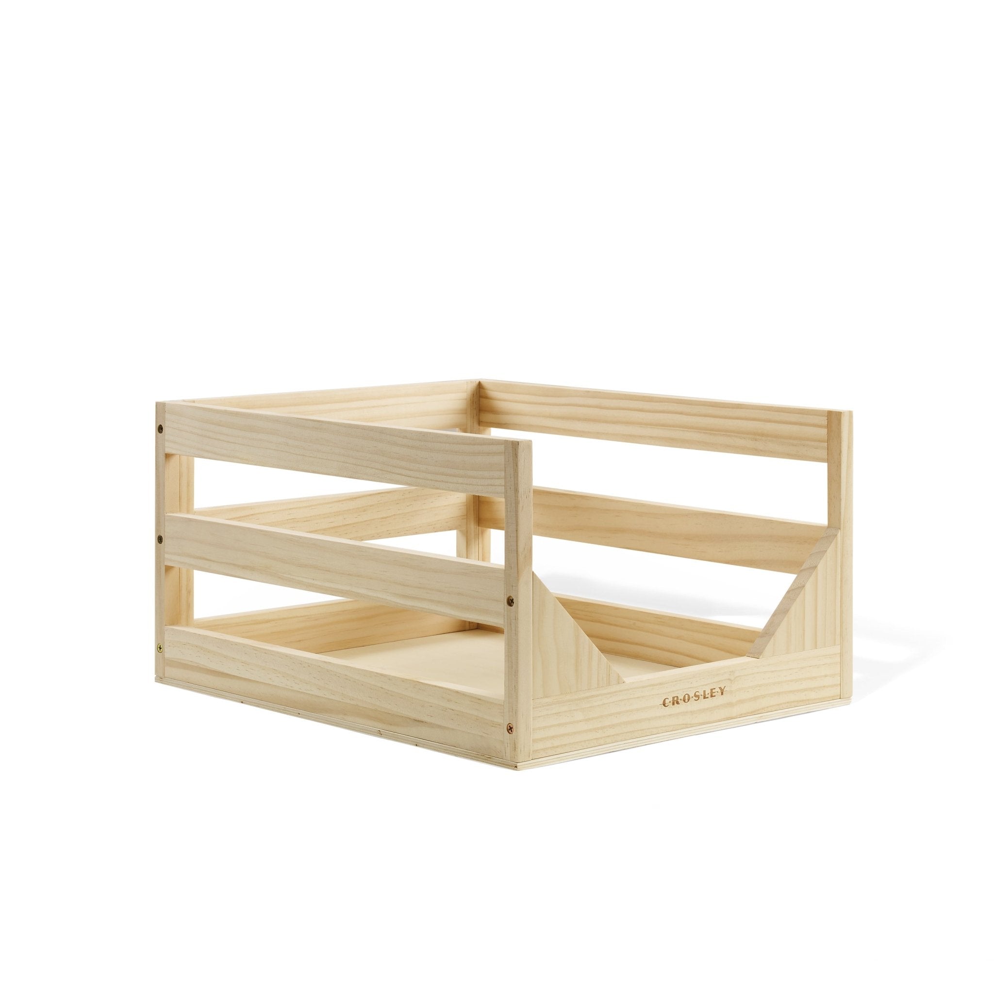 Crosley Vinyl Record Storage Crate - Natural - POPvault