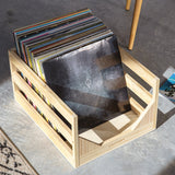 Crosley Vinyl Record Storage Crate - Natural - POPvault