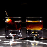 Crystal Bubble Heavy Base Whiskey Glass Tumbler - Set of 4 (9.5oz) - POPvault