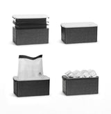 Crystal Clear Ice Cube Maker Mold - Eight 2" Square Ice Cubes - POPvault