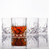 Crystal Cut Old Fashioned Whiskey Glasses (10oz) - POPvault