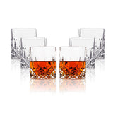 Crystal Cut Old Fashioned Whiskey Glasses (10oz) - POPvault