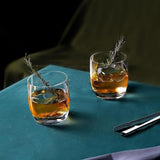 Crystal Double Rock Old Fashioned Glasses (395 mL / 13.3 fl. oz) - POPvault