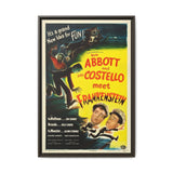 Cult Classic Framed Movie Poster Art - Abbot & Costello Meet Frankenstein 1948 - POPvault