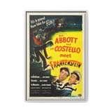 Cult Classic Framed Movie Poster Art - Abbot & Costello Meet Frankenstein 1948 - POPvault