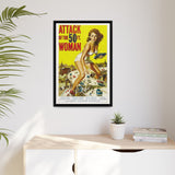 Cult Classic Framed Movie Poster Art - Attack Of The Fifty Foot Woman 1958 - POPvault