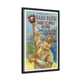 Cult Classic Framed Movie Poster Art - Babe Comes Home | Babe Ruth 1927 - POPvault