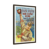 Cult Classic Framed Movie Poster Art - Babe Comes Home | Babe Ruth 1927 - POPvault