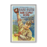 Cult Classic Framed Movie Poster Art - Babe Comes Home | Babe Ruth 1927 - POPvault