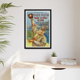 Cult Classic Framed Movie Poster Art - Babe Comes Home | Babe Ruth 1927 - POPvault