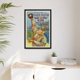 Cult Classic Framed Movie Poster Art - Babe Comes Home | Babe Ruth 1927 - POPvault