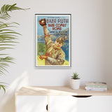 Cult Classic Framed Movie Poster Art - Babe Comes Home | Babe Ruth 1927 - POPvault