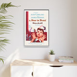 Cult Classic Large Gallery Framed Canvas 20" x 30" Movie Poster Art - A Star Is Born 1954 - POPvault