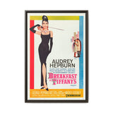 Cult Classic Large Gallery Framed Canvas 20" x 30" Movie Poster Art - Breakfast At Tiffany's | Audrey Hepburn 1961 - POPvault