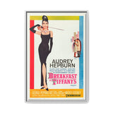 Cult Classic Large Gallery Framed Canvas 20" x 30" Movie Poster Art - Breakfast At Tiffany's | Audrey Hepburn 1961 - POPvault