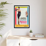 Cult Classic Large Gallery Framed Canvas 20" x 30" Movie Poster Art - Breakfast At Tiffany's | Audrey Hepburn 1961 - POPvault