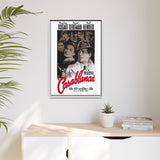 Cult Classic Large Gallery Framed Canvas 20" x 30" Movie Poster Art - Casablanca 1942 - POPvault