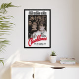 Cult Classic Large Gallery Framed Canvas 20" x 30" Movie Poster Art - Casablanca 1942 - POPvault