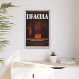 Cult Classic Large Gallery Framed Canvas 20" x 30" Movie Poster Art - Dracula Original 1931 - POPvault