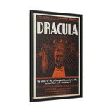 Cult Classic Large Gallery Framed Canvas 20" x 30" Movie Poster Art - Dracula Original 1931 - POPvault