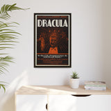 Cult Classic Large Gallery Framed Canvas 20" x 30" Movie Poster Art - Dracula Original 1931 - POPvault