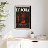 Cult Classic Large Gallery Framed Canvas 20" x 30" Movie Poster Art - Dracula Original 1931 - POPvault